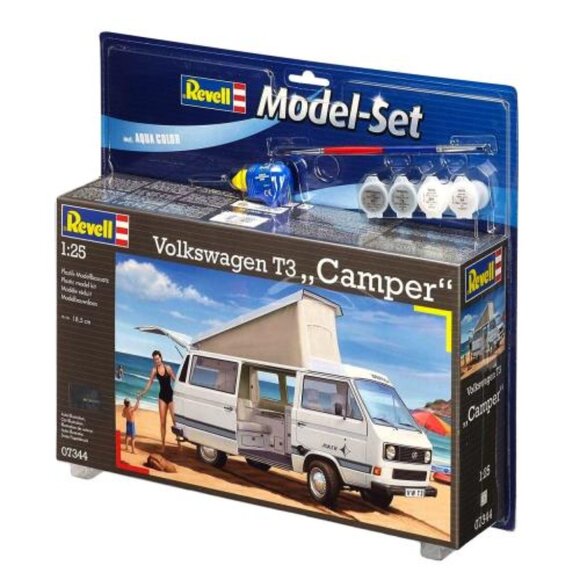 Revell 1:25 Volkswagen T3 "Camper" Model Set (Plastic) New in Box - Picture 9 of 16